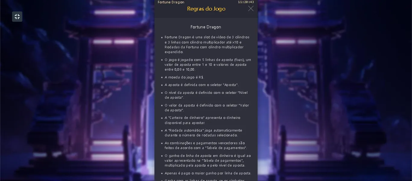 Como jogar Fortune Dragon